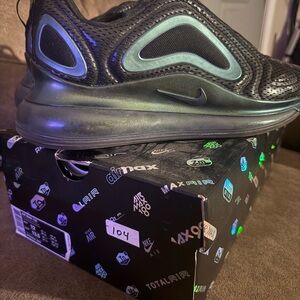Nike Air Max 720 Black with Holographic Accents